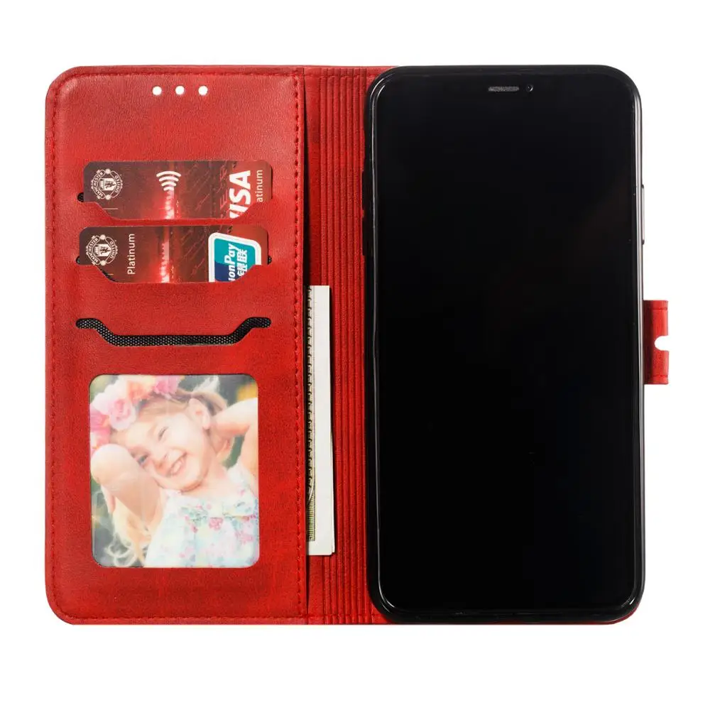 Кожаный чехол-книжка с 3D рисунком кошки для iphone 7, 8 Plus, 6, 6 S, чехол со слотом для карт, для iphone XR, XS Max, для iphone 11 Pro, Max, чехол
