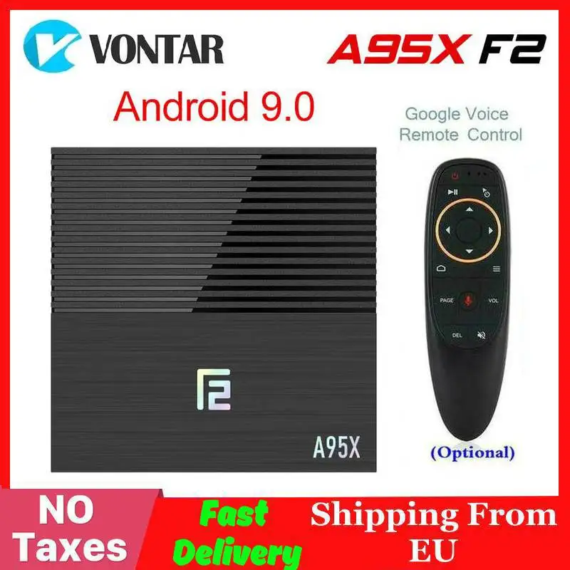  4K Smart TV Box Android 9.0 4GB Ram 64GB ROM 32GB Amlogic S905X3 Media Player 2.4/5G Wifi BT4.2 Voi