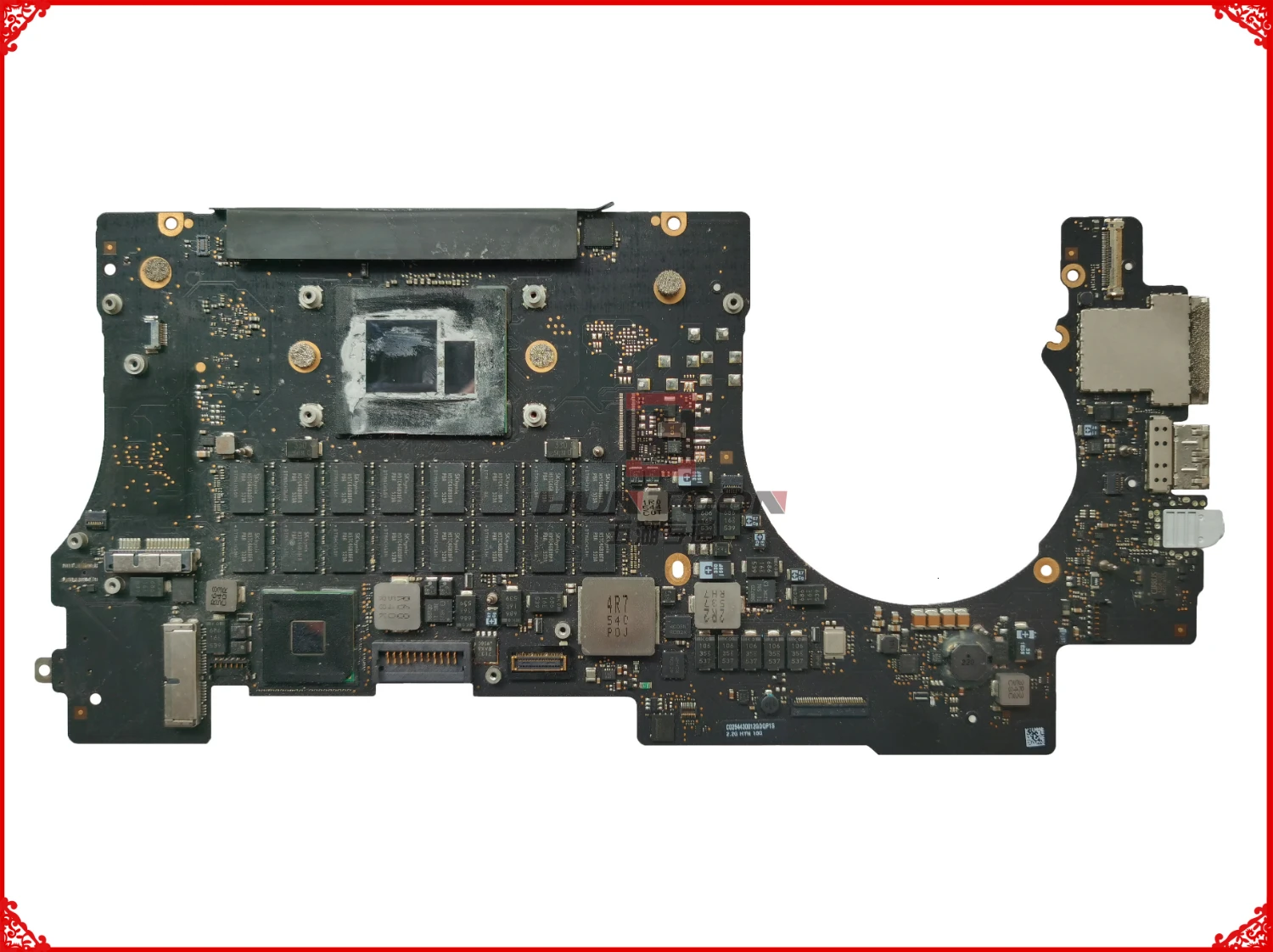 661-02524 для MacBook retina Pro 1" A1398 материнская плата I7 2,2 ГГц 16 Гб ОЗУ год материнская плата PCB 820-00138-A протестирована
