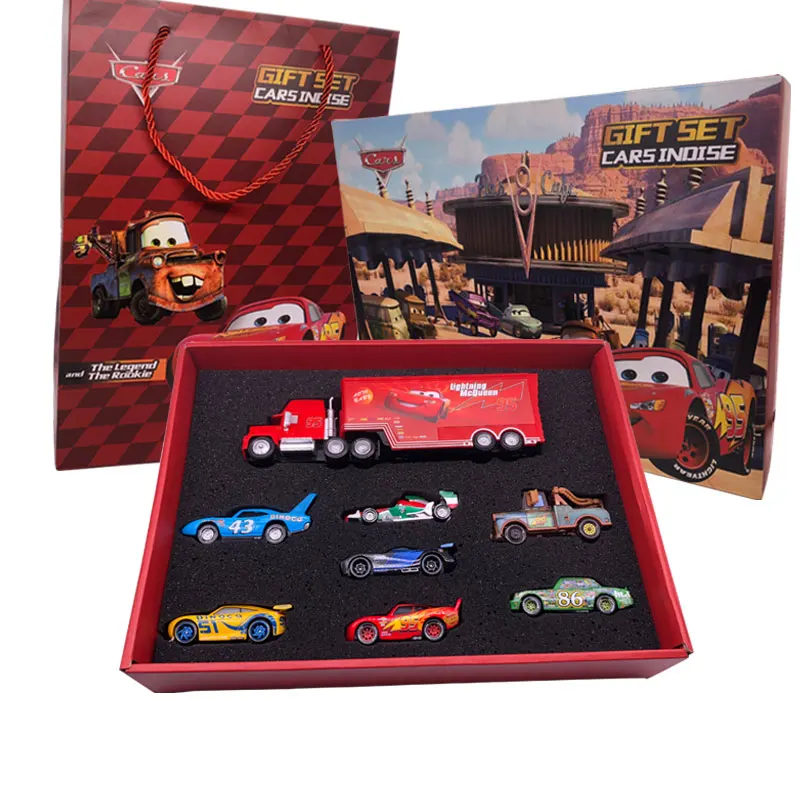 Disney Pixar тачки 3 игрушка Молния Маккуин Джексон шторм Мак дядя грузовик 1:55 Литые