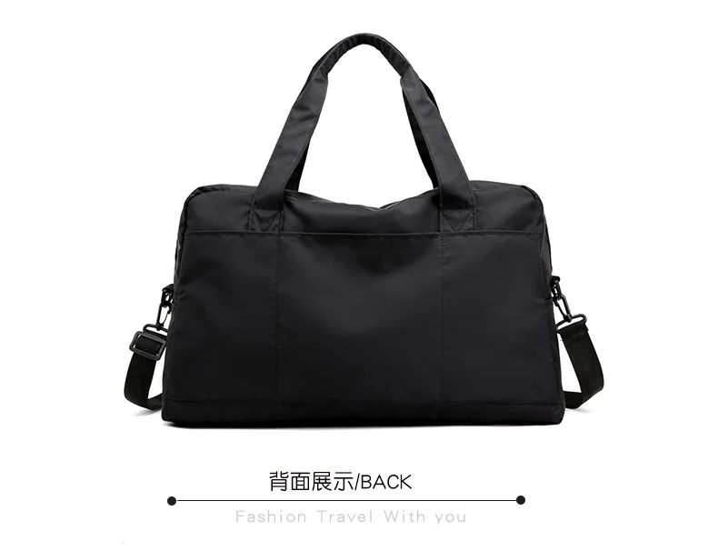 Men And Women Celebrity Style Fitness Sports Bag Light Waterproof Nylon Shoulder Bag Large Capacity Travel Boarding Hand Shoulde