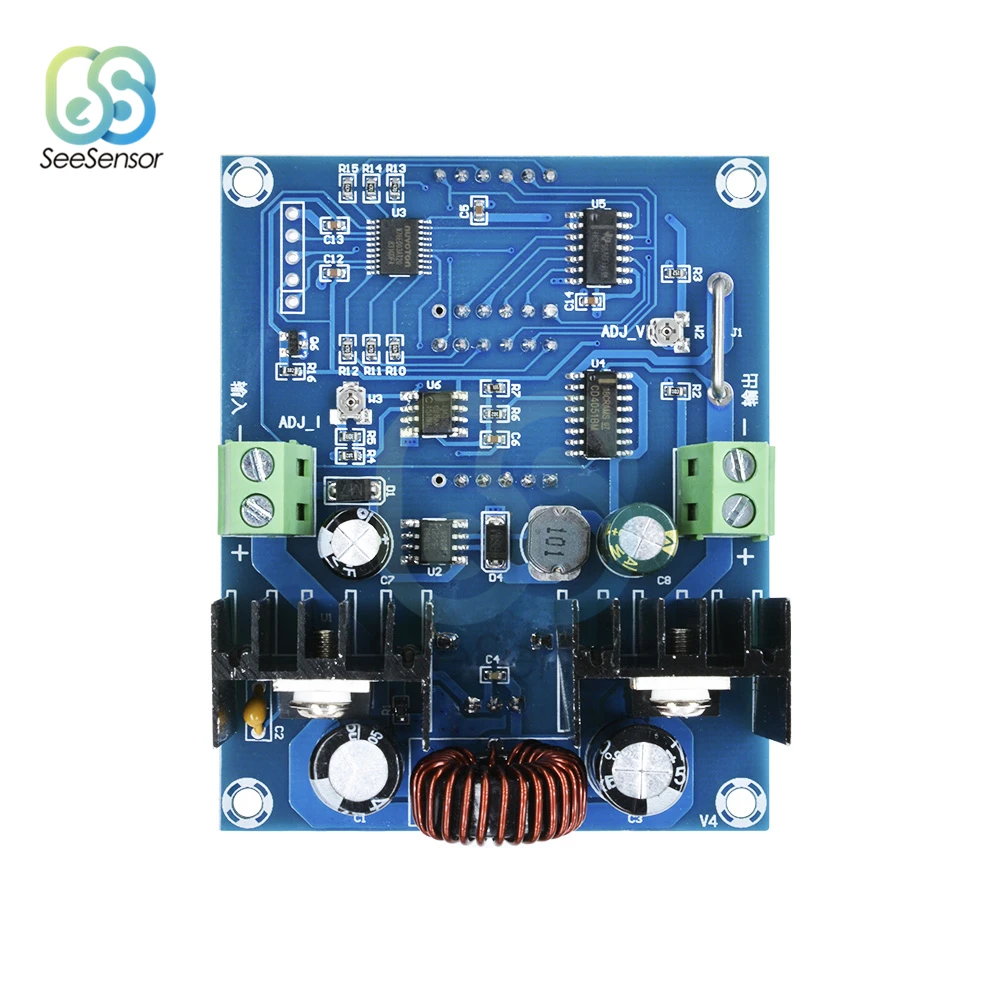 XH-M403 цифровой регулятор напряжения тока модуль высокой мощности понижающий модуль питания преобразователь постоянного тока 4-40 В до 1,25-36 в