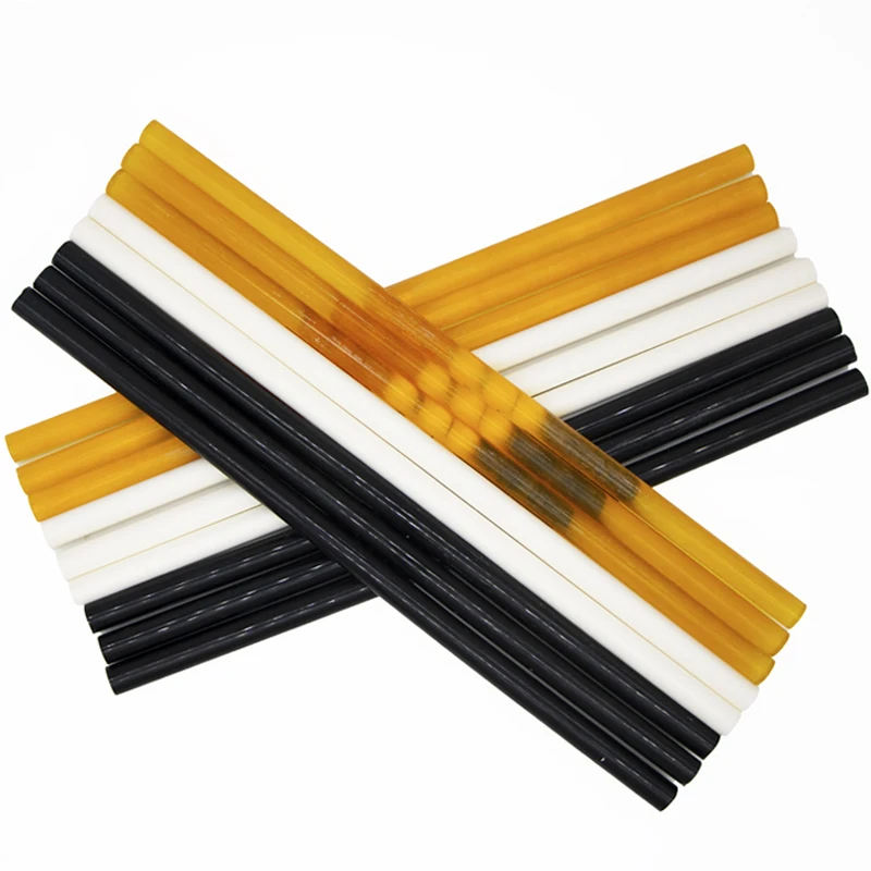Polyamide Hot Melt Glue Stick 150 degree 11mm High Temperature Resistant Black White Yellow Glue Rod for Glue Gun Adhesive Glue images - 6