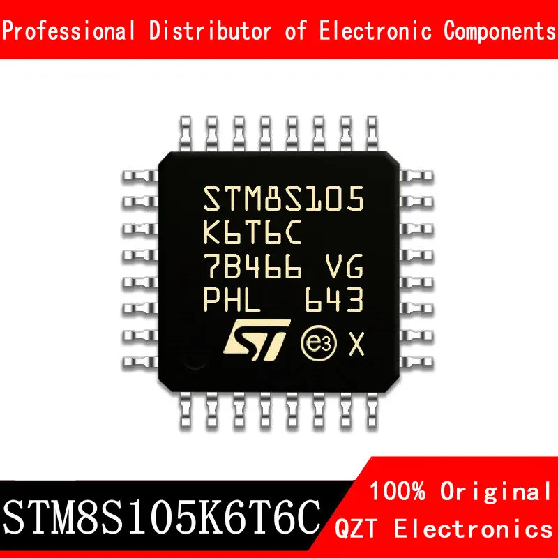 новый оригинальный STM8S105K6T6C