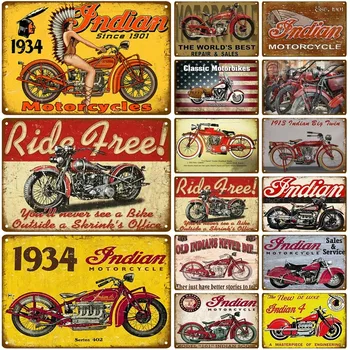 

Indian Retro Pub Bar Decoration Tin Sign Shabby Chic Home Decor Plaque Metal Sign Wall Poster Vintage Decor Art Vintage Style