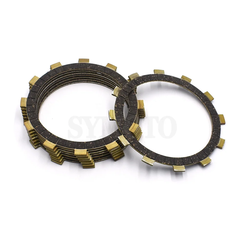 8 PCS Motorcycle Clutch Friction Plates Disc Kit For YAMAHA XJR400 20006 XJR400R 2000- XJ600S 1992-2003 FJ600 L,N 1984-1985