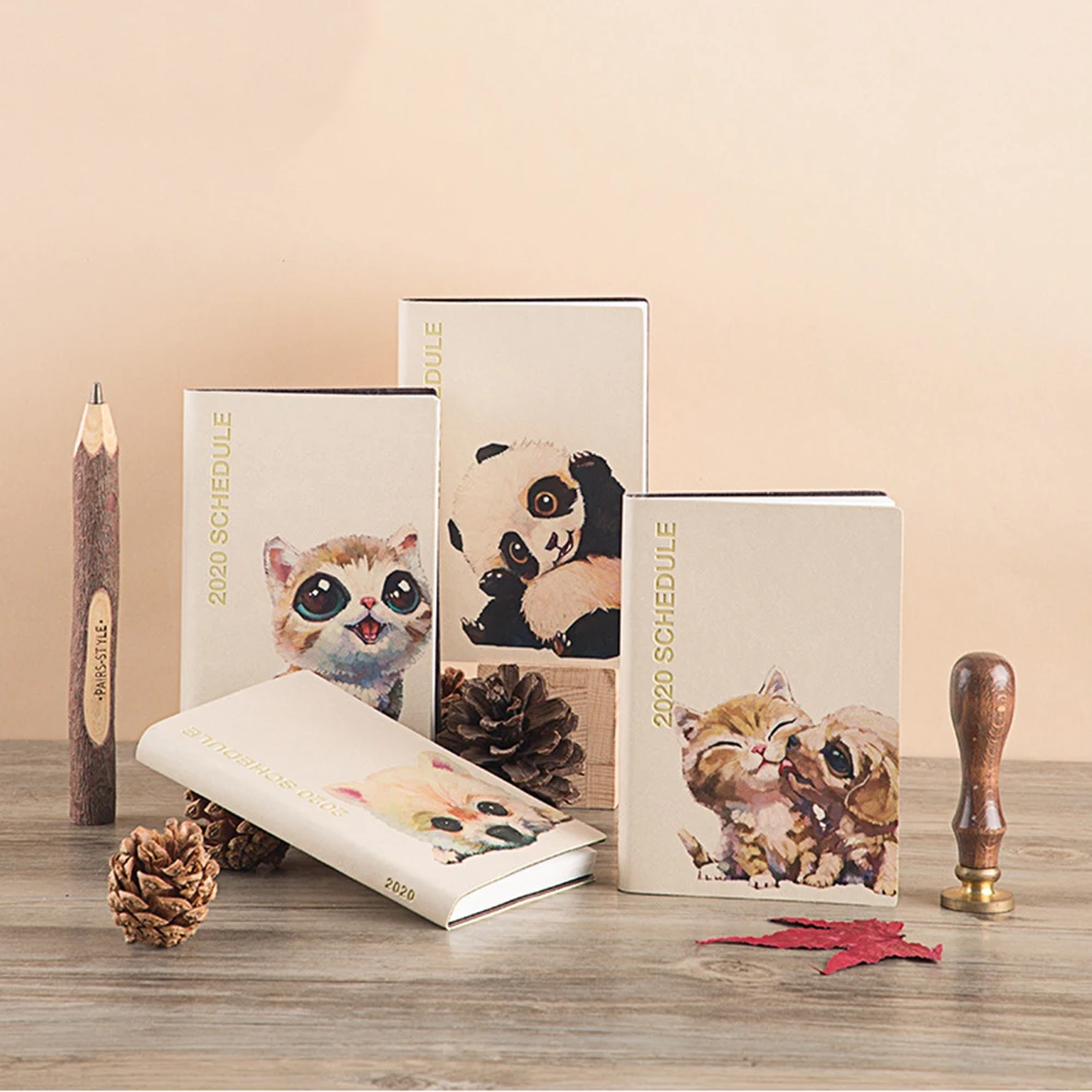 

2020 Calendar agenda Weekly Planner school stationery A6 Diary Notebook 106 sheets 80gsm paper small Journal notes pocketbook