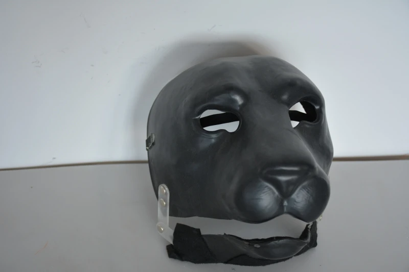 lion Hudai DIY животное движущаяся рот заготовка маски основа DIY пушистая маска все виды животных маска плесень - Цвет: lion