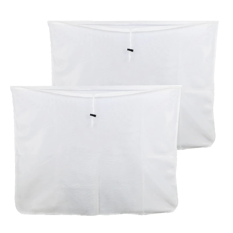 Brew Bag 2Pcs 26x22Inch Reusable Fine Mesh for Fruit Cider Apple Grape Wine Press Drawstring Straining in A | Дом и сад