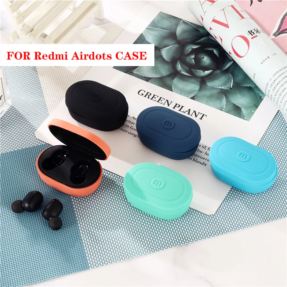 

For xiaomi airdots Redmi Airdots TWS Wireless earphone accessories case silicon soft cover for Redmi Airdots 5.0 case fundas