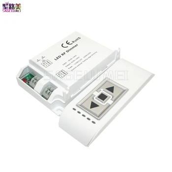 

DM014 LED RF Dimmer High Voltage AC90V-240V 1 Channel Trailing Edge Dimming 3 Key with Remote LED RF Controller for single lamp
