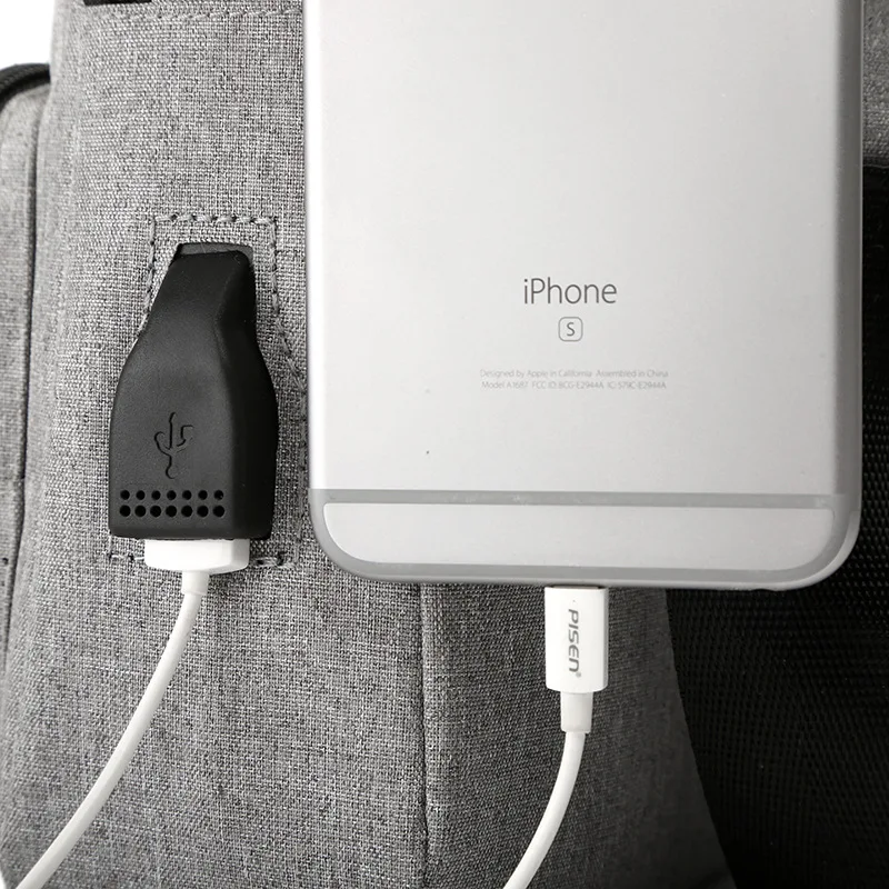 Мужские сумки через плечо, зарядка через usb, сумки через плечо, мужская сумка с защитой от кражи, школьная Летняя короткая сумка для путешествий, мессенджеры, Новое поступление