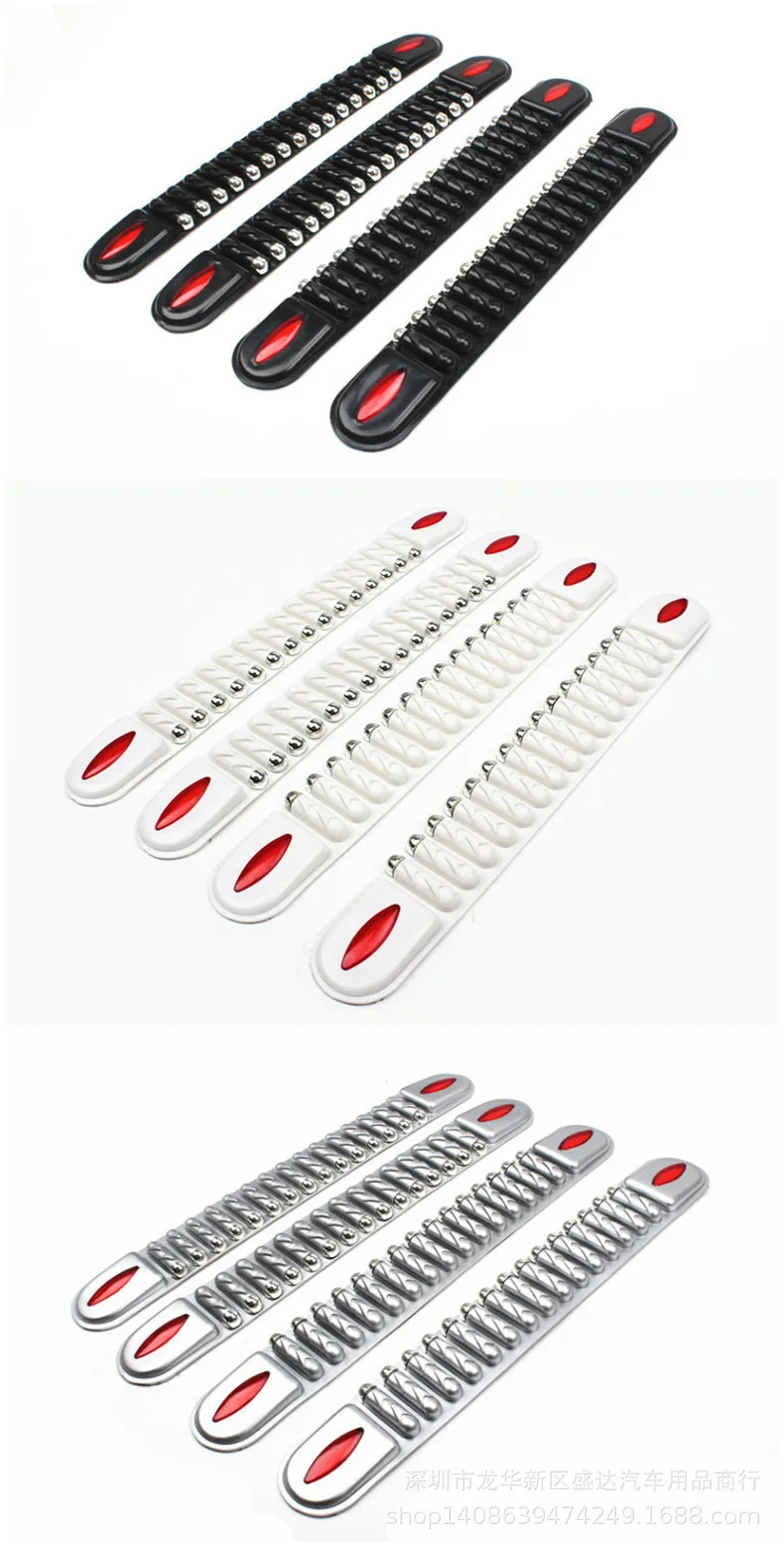 New Car Rubbing Strip of Vehicle Bumper Thick Bullet Crash Bar Car Body Trim Anti Rub Article Universal Style