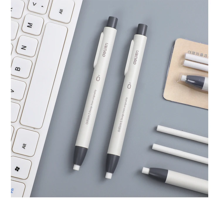 1 Набор креативная простота ЛЕГКО нажимает ластик для студентов с канцелярскими товарами выдвижной ластик в форме ручки школьные принадлежности кавайи