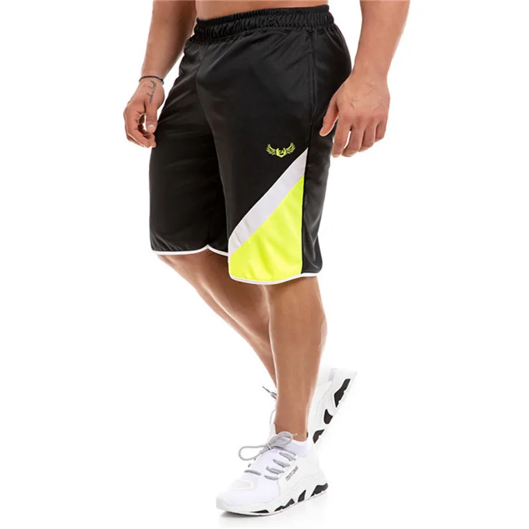 New Fashion Men Sporting Beaching Trousers Bodybuilding Sweatpants Fitness Short Jogger Casual Gyms Mens polyester Shorts