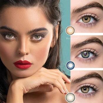 

2pcs Egypt Seriers Colored Contact Lenses Eye Year Toss Contact Lenses Color Natural Looking Contact Lens for Eyes Bio-essence