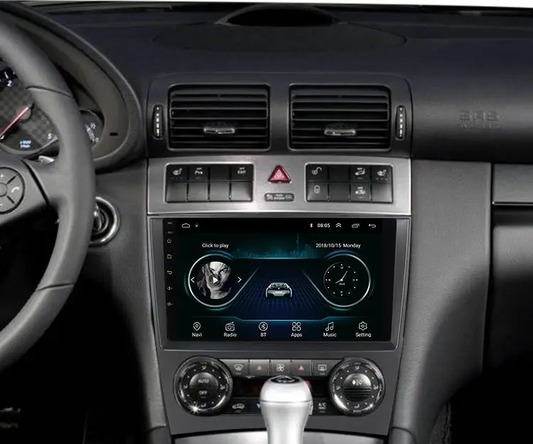 1024*600P Android для Benz C Class C55/CLC W203/CLK W209/CLS W219 2004-2011 мультимедийный bluetooth IPS экран Y2 |
