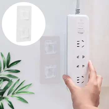 

Double-sided Adhesive Wall Hooks Hanger Strong Transparent Suction Cup Sucker Wall Storage Holder For Kitchen Bathroom 6*12cm