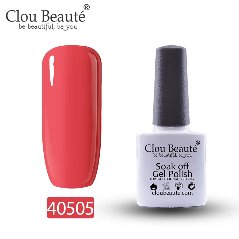40505 Clou Beaute 79 цветов Гель-лак для ногтей Маникюрный УФ СВЕТОДИОДНЫЙ Цветной Гель-лак UV Vernis Полупостоянный гель лак для ногтей гель-краска - Цвет: 40505