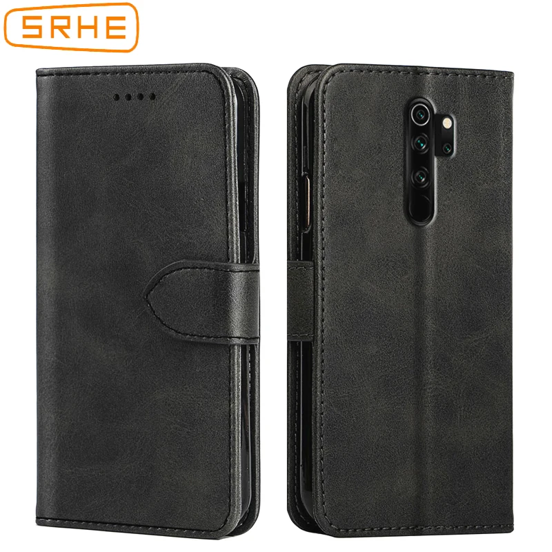 SRHE чехол для Xiaomi Redmi Note 8 Pro Чехол книжка роскошный кожаный мягкий силиконовый