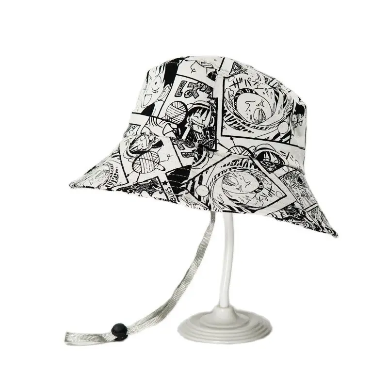 Cosplay&ware Summer Fisherman Hat Reversible Printed Bucket Hats For Women Men Anime Piece Cosplay Cap Cartoon Shading Fishing -Zentai shop online Hd2d3b04b01f1472db08f16ce9de3b5acg.jpg