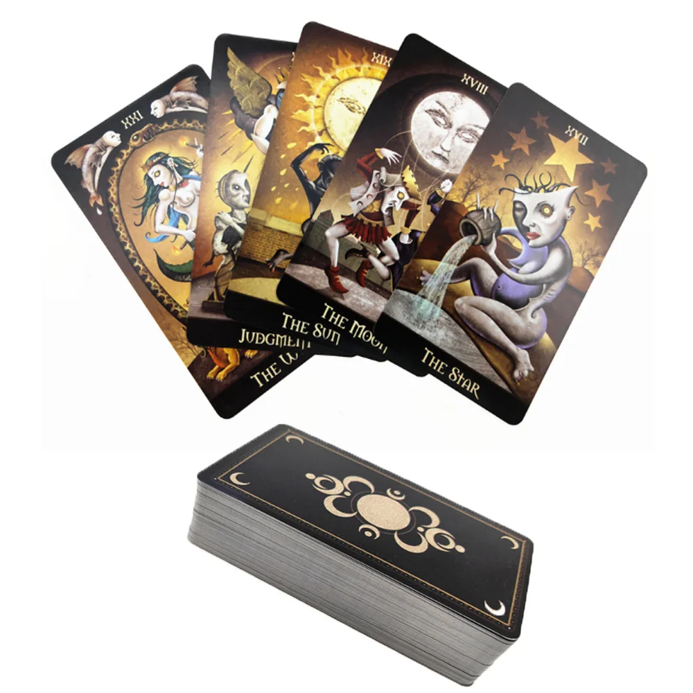 Deviant Moon карты Таро Oracle карты английская версия настольные игры для семьи вечерние карточный стол игровой развлекательный 78-карта