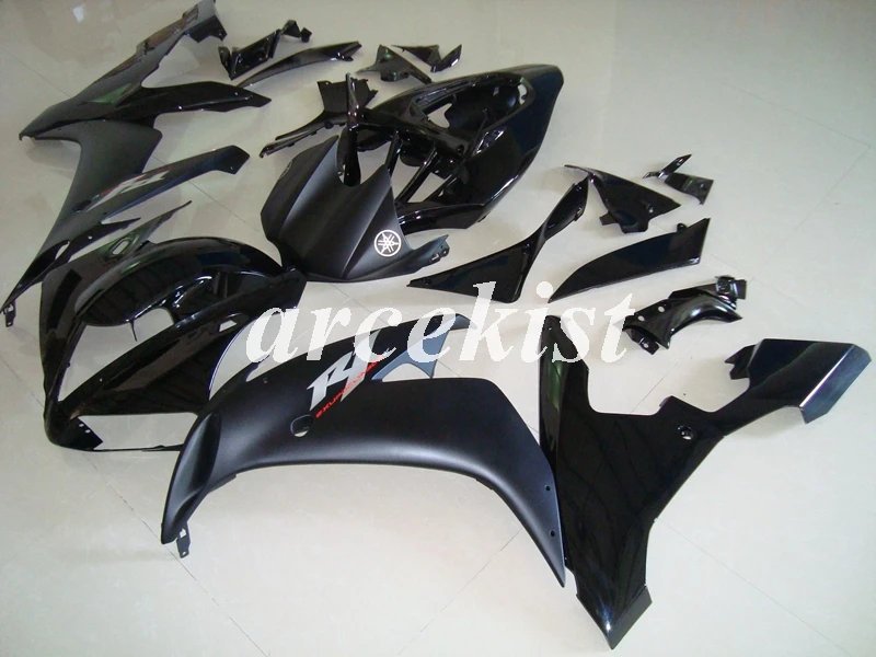 ABS литья под давлением полный обтекатель комплект подходит для YAMAHA YZF-R1 2004 2005 2006 YZF R1 04 05 06 YZF1000 Пользовательские черный матовый глянцевый
