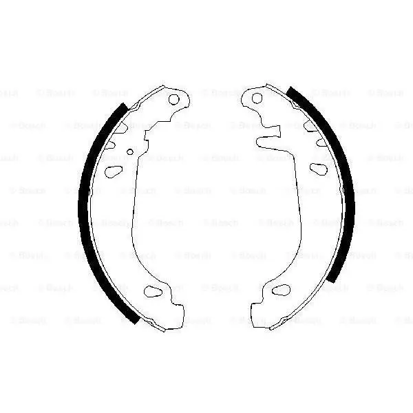 Drum pads without lever \ Peugeot 306 93-00, Citroen ZX 91