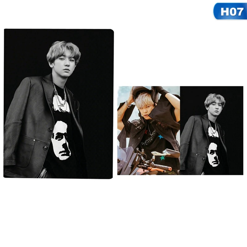 K-pop EXO Universe альбом в том же стиле водонепроницаемый чехол для ноутбука B5 Большие наклейки для дневника ноутбука - Цвет: 07