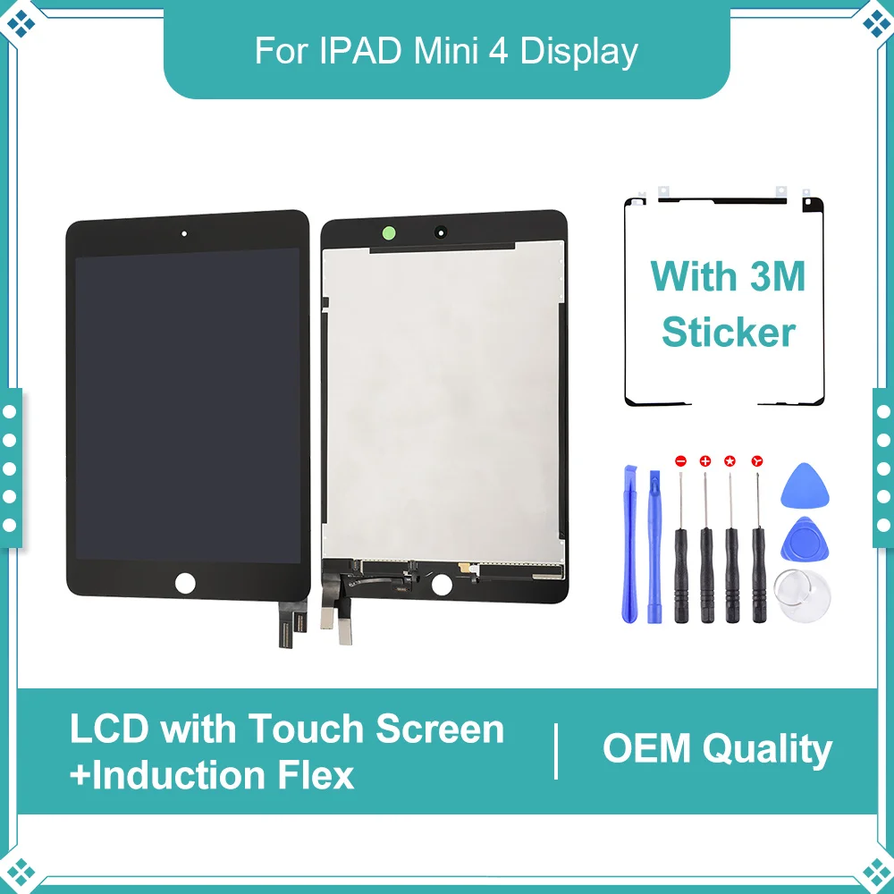 Original Lcd For Ipad Mini 4 A1538 A1550 Lcd Display Touch Screen Digitizer  Assembly Replacement Parts For Ipad Mini 4 Lcd - Tablet Lcds & Panels -  AliExpress