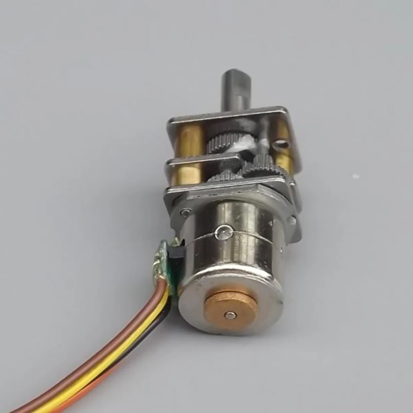 1: 275 сплав Сталь металлический Шестерни двигатель 10 мм DC5V-6V 2-фазный 4-проводной шаговые двигатели 0.3A 16 Ом 18 градусов замедления шаговый двигатель