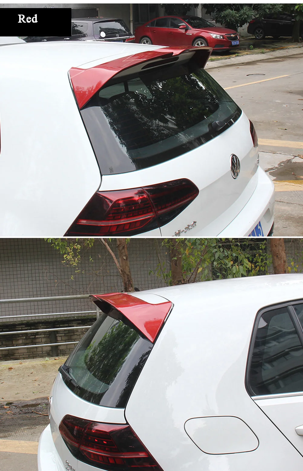 Для Volkswagen Golf 7/7. 5 7R-Line ABS задний спойлер багажника крыло губы углеродного волокна