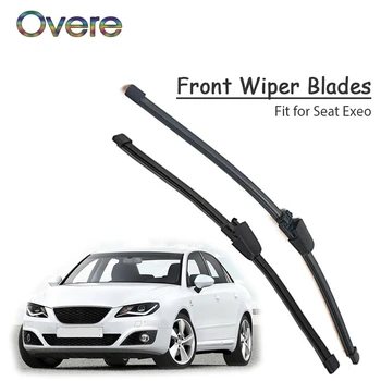 

Overe 1Set Rubber Car Front Wiper Blade Kit For Seat Exeo 2008-2013 Windscreen Wiper Cleaning Brushes Original Accessories