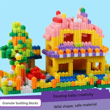 

1.5 * 2cm Mini Diamond Building Block DIY Creative Small Brick Model Character Children's Educational Toys Children's Gifts