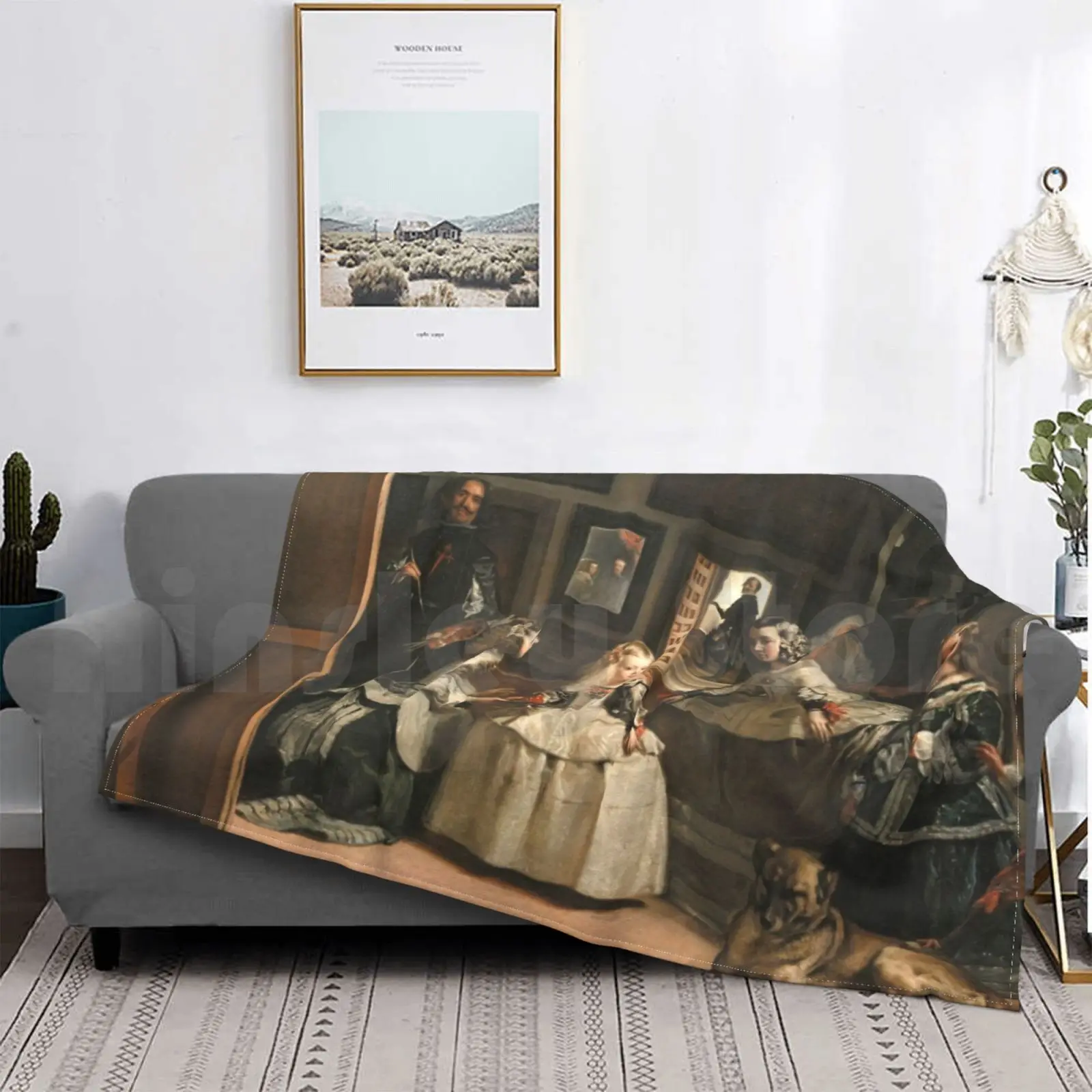 Velazman-Las Meninas Coperta Moda Personalizzata Velazentes Las Meninas Spagna Spagnolo Golden Age King Queen