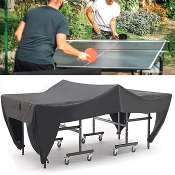 

Outdoor Ping Pong Cover Table Dust Heavy Duty Waterproof UV Resistant Tennis PingPong Table Storage Bag Equipment Protector