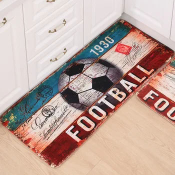 

Vintage Style Floor Mat 7 Size For Choose Football Room Rugs Adults Carpet Doormat Velvets Carpet Alfombras Home Car Bathroom