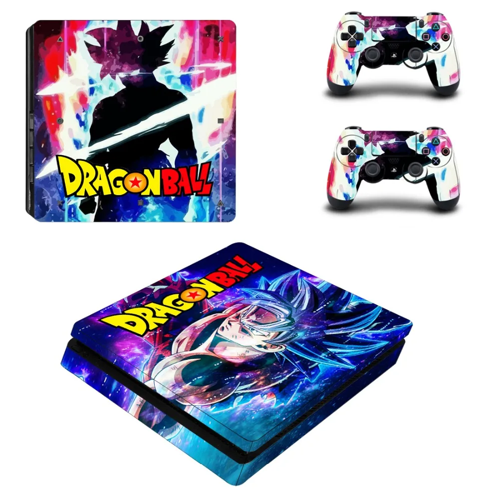 Dragon Ball полное покрытие лицевые панели PS4 тонкая кожа Наклейка для playstation 4 консоль и контроллер PS4 тонкая кожа стикер винил