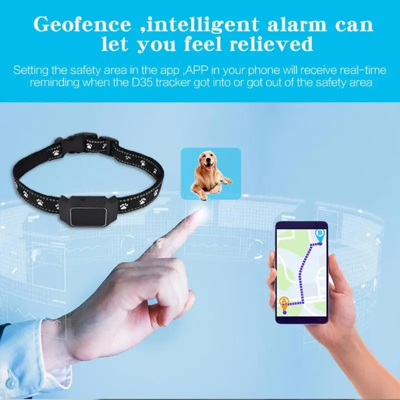 Gps локатор GSM A gps WIFI lbs Собака Анти-потеря мини ошейник устройство слежения