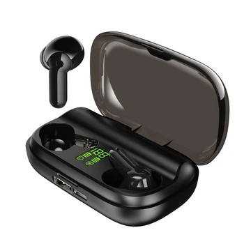 

XT01 Bluetooth V5.0 Earphones with Microphone Sports Waterproof HIFI Stereo Noise Cancelling Headset with 2200mAh Charging Box