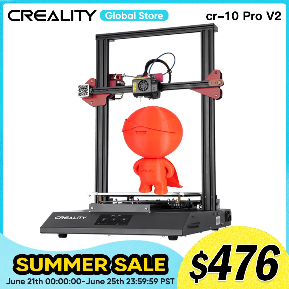 3D- принтер CREALITY 3D обновление CR-10S PRO V2 BL Сенсорное выравнивание с продолжением