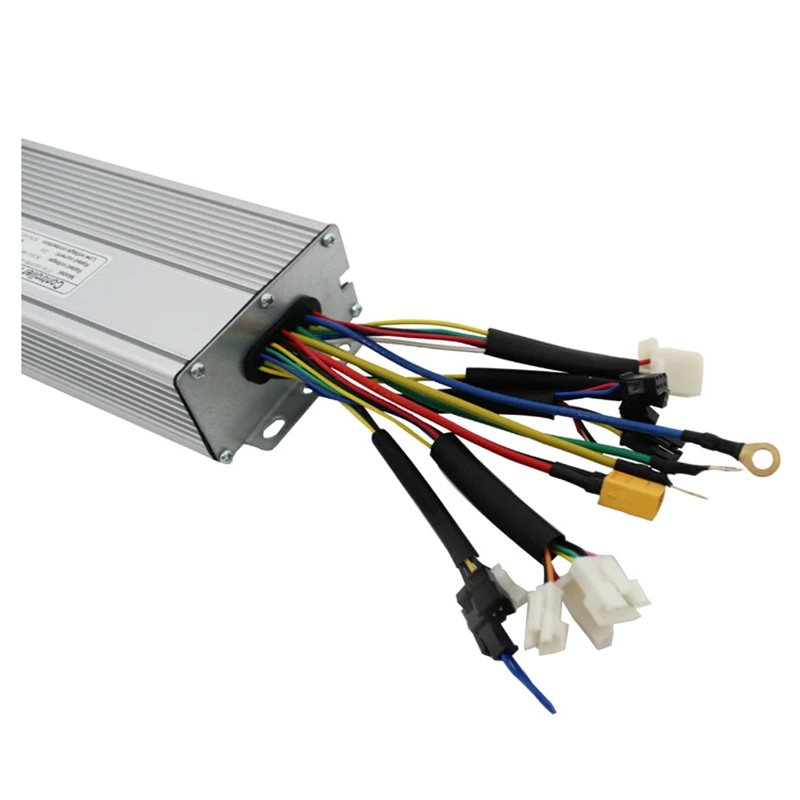Электрический велосипед 36В 48В 1000-1500W 18 Mosfet 45A мотора постоянного тока без щетки имитация крутящий момент синусоидальный контроллер KT Водонепроницаемый