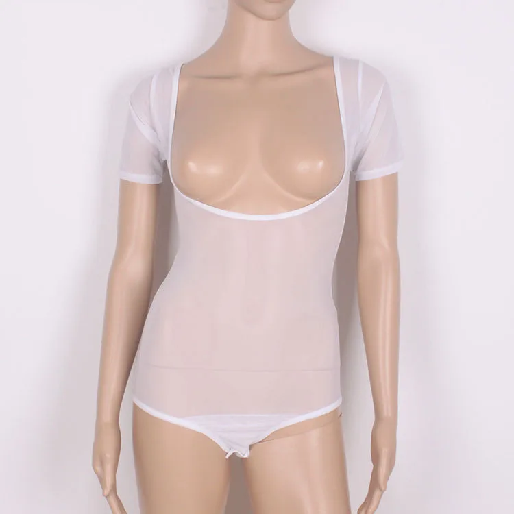 White Short sleeve Одежда для танца живота с длинным рукавом, аксессуары для танца живота, Женское боди, нижняя рубашка, топы для танца живота, трико, Одежда для танцев - Цвет: White Short sleeve