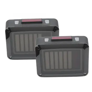 

1 Pair Car LED Tail Light Brake Turn Signal Lamp Reverse Lights Smoked for Jeep Wrangler JK & Unlimited 2007-2017