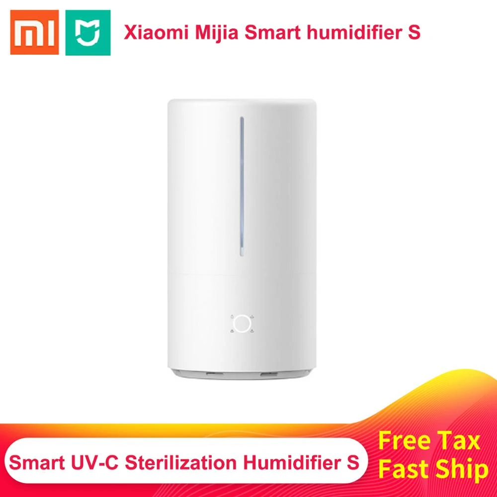 Xiaomi Mijia Smart Sterilization Humidifier S With 4 5l Large Capacity Water Tank Uv C Instant Sterilization Humidifier For Home Humidifiers Aliexpress