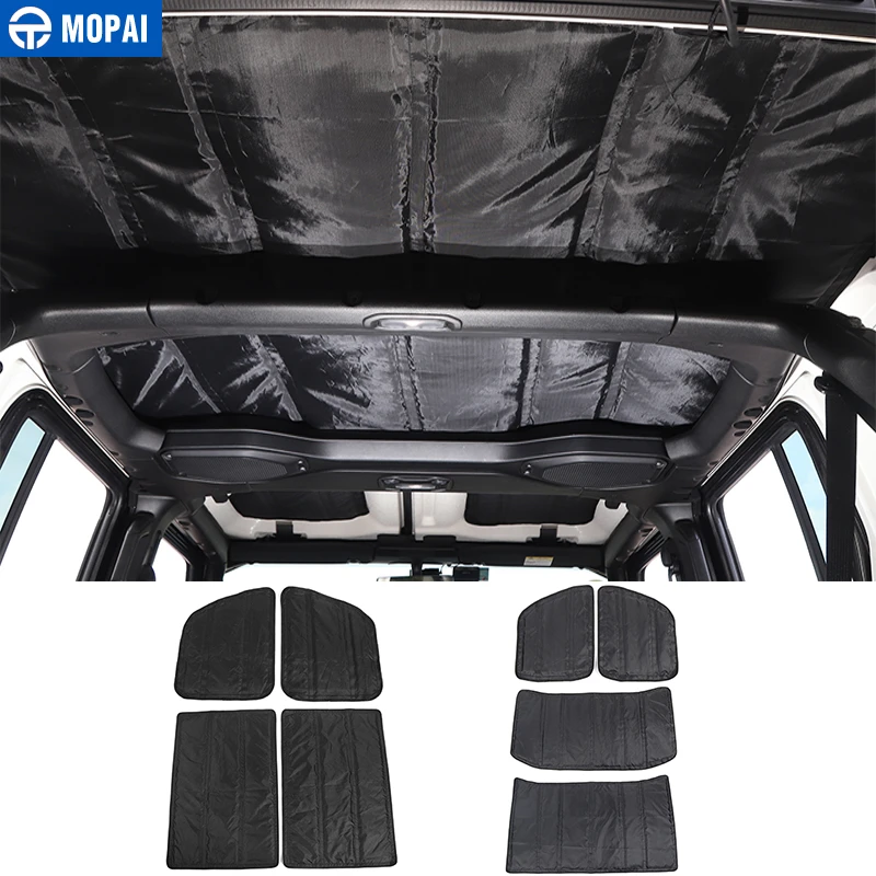 MOPAI Sound Heat Insulation Cotton for Jeep Wrangler JL Car Roof Heat Insulation Pad Kit for Jeep Wrangler JL 2018+ Accessories