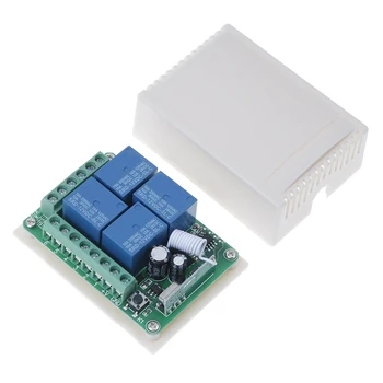

1PC New DC 12V 10A 433mhz 4ch Wireless Relay Rf Remote Control Switch Receiver