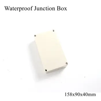 

158x90x40mm Waterproof Plastic Enclosure Box Outdoor Cable Connection Wire Junction Electrical Project Case ABS IP65 158*90*40mm