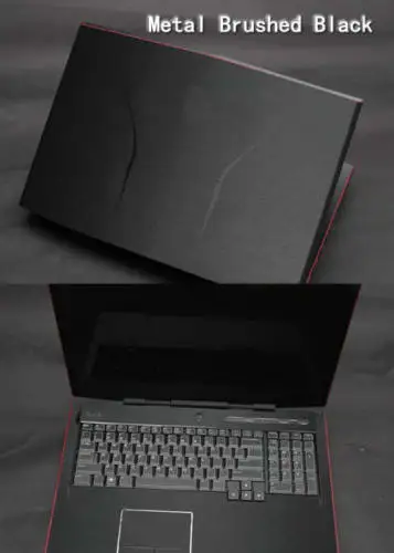 Black Brushed Углеродное волокно ноутбука стикер наклейки кожи Обложка протектор для lenovo N480 14" - Цвет: Black Brushed