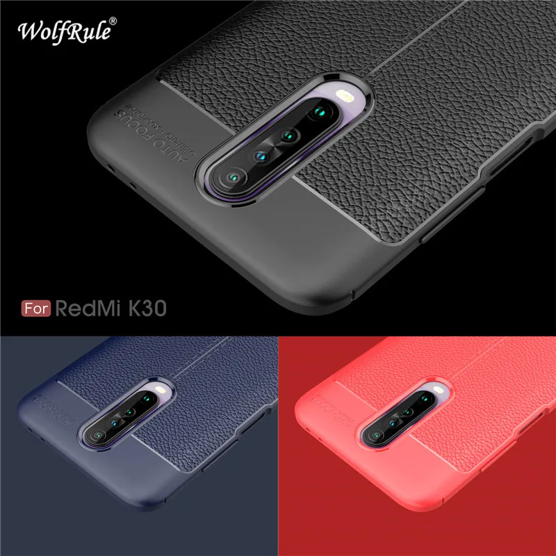 Чехол Redmi K30, противоударный роскошный кожаный мягкий ТПУ чехол для Xiaomi Redmi K30, чехол Redmi K30 5G Fundas 6,67"